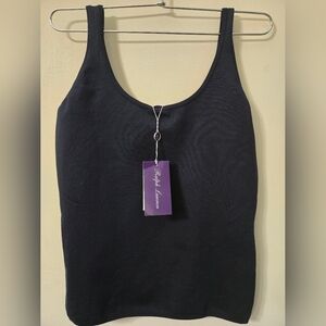 Ralph Lauren Purple Label Black Tank Top